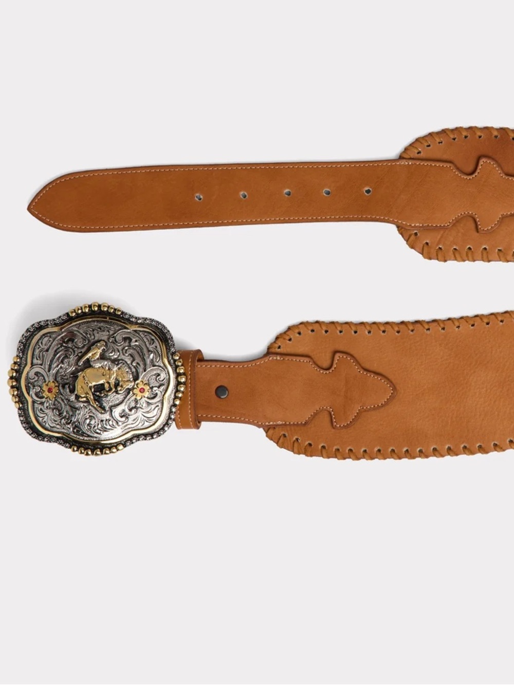 Lucchese TROPHY BUCKLE BELT - NWT - L - Picture 15 of 16